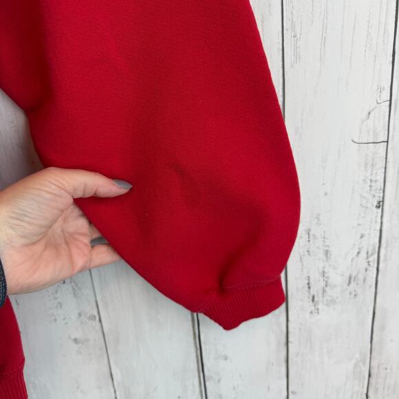 VTG Santee Red Heavyweight 1999 Rose Bowl Wisconsin Badgers Sweatshirt Large - Picture 11 of 16